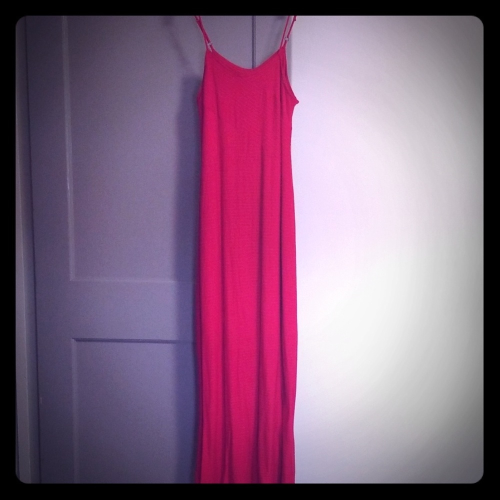 Beautiful long red dress